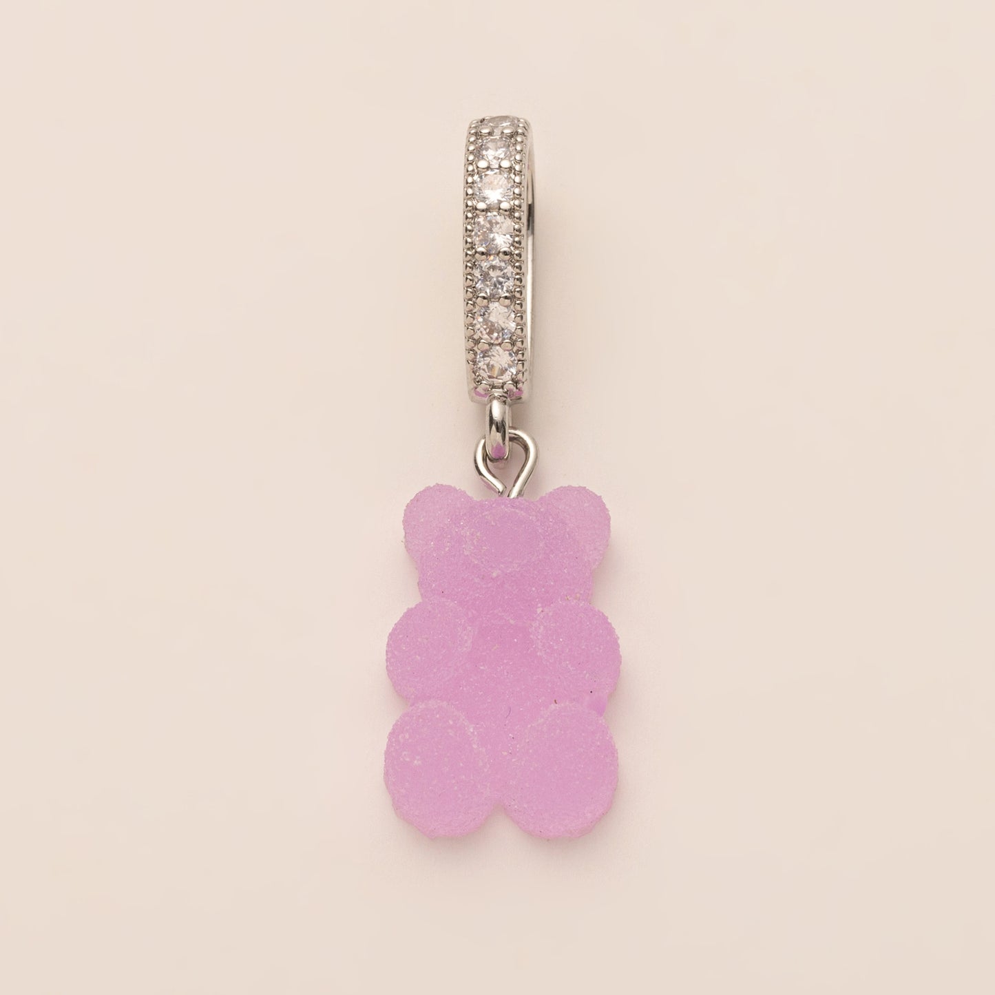Colorful Plated Stainless Steel Bear Charm Bar for DIY Jewelry Making