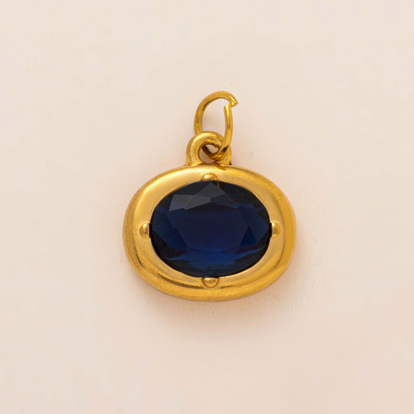 Vintage Abstract 18K Gold Plated Stainless Steel PVD DIY Charm Bar Pendant