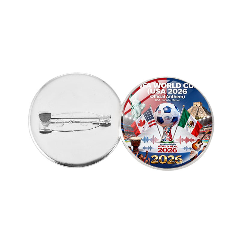 Spilla vintage in lega placcata con forme geometriche, regalo unisex
