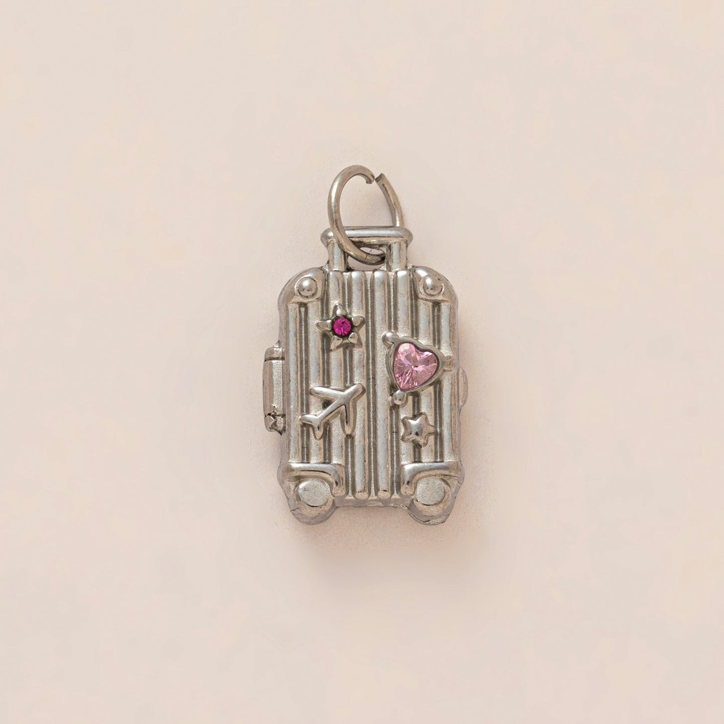 Luxury Business Floral Pattern Brass PVD Plated Cable Chain Charm Bar