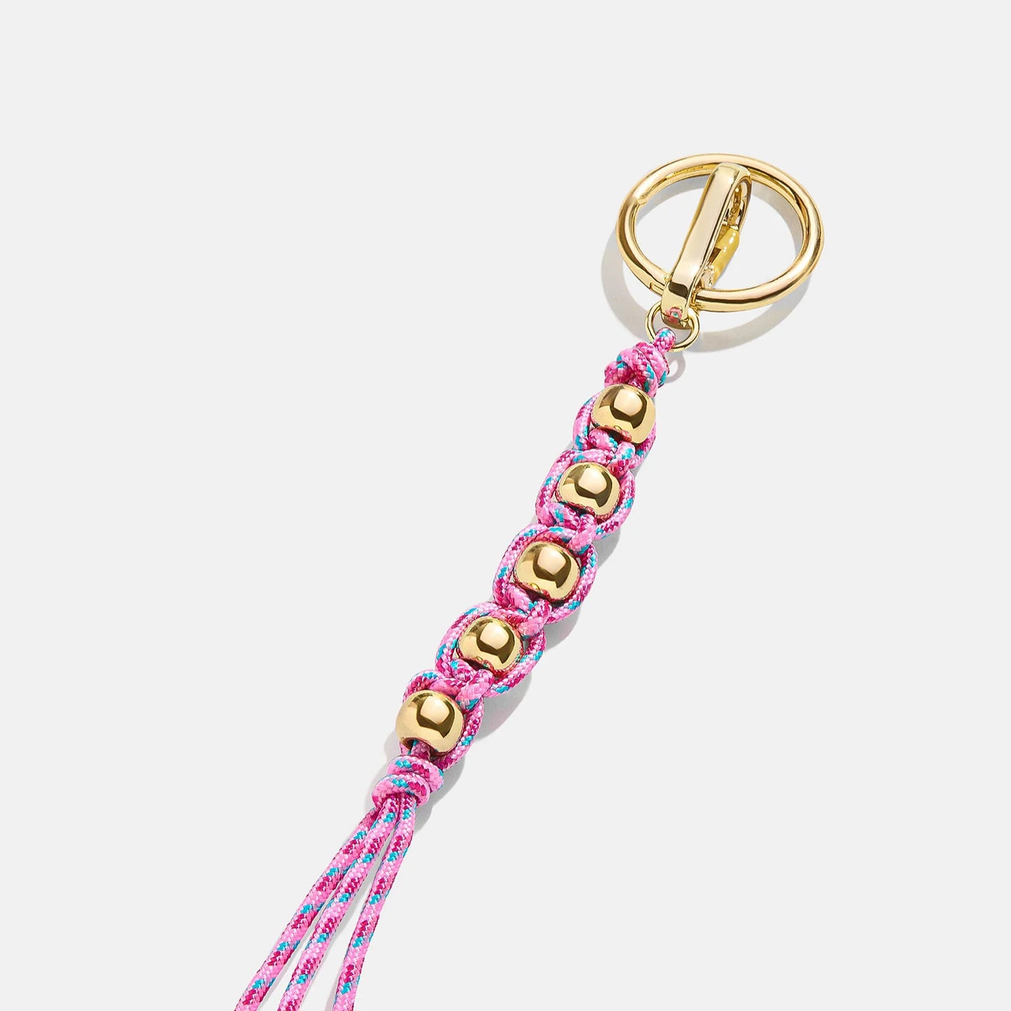 Minimalist Floral Plated Alloy Bag Charm