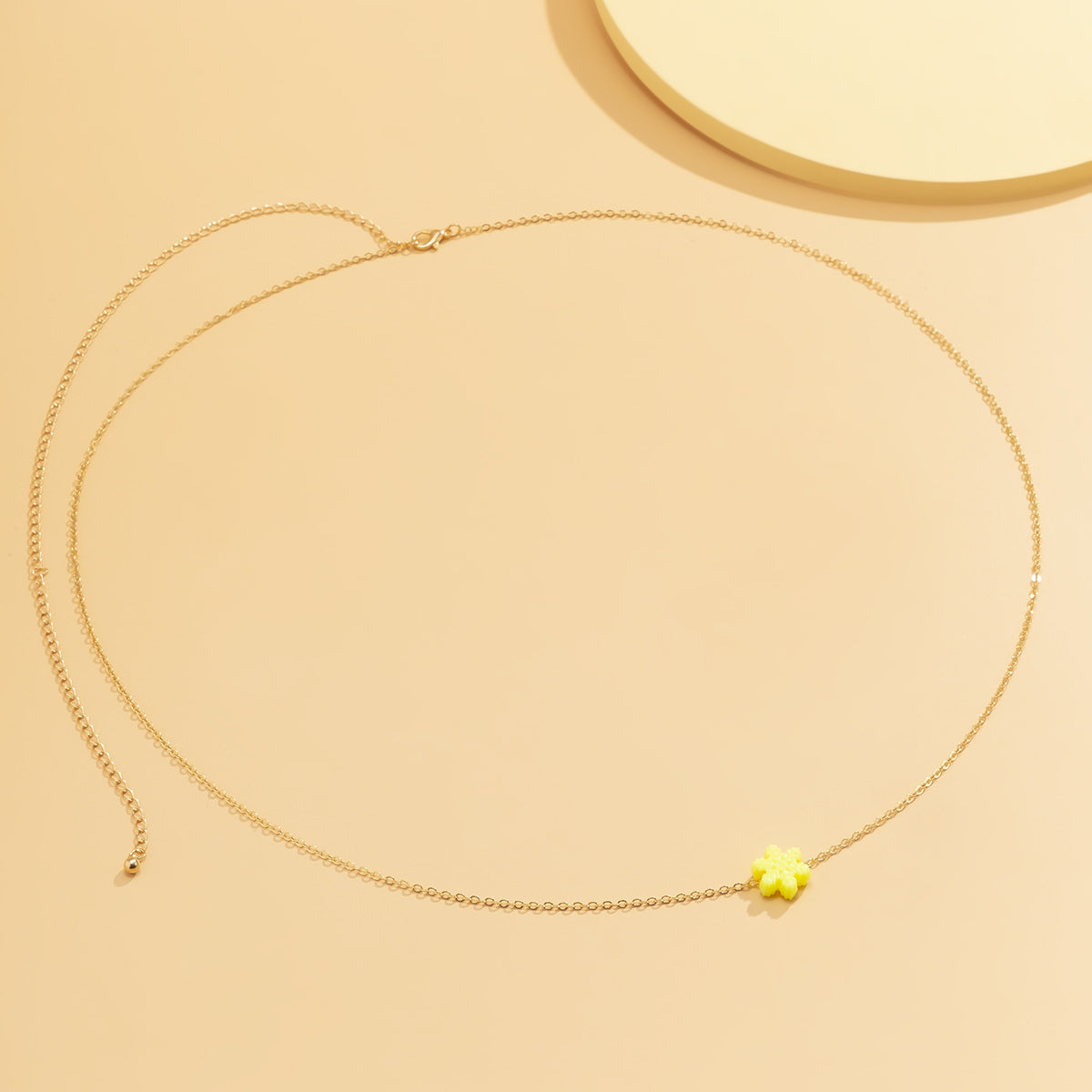 Minimalist Star Acrylic Plated Body Chain for Women