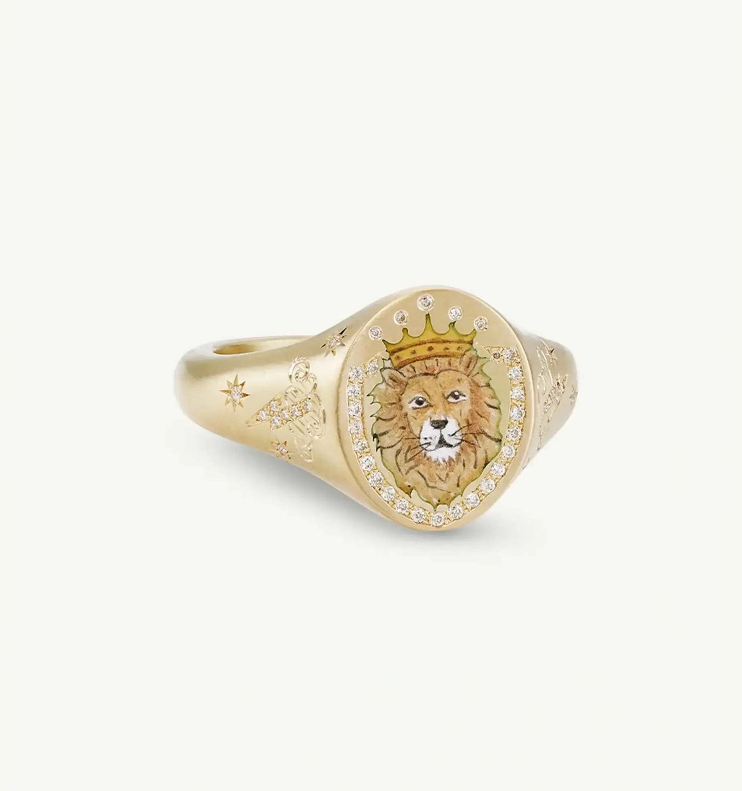 Fashion Heart Animal Stainless Steel PVD Ring