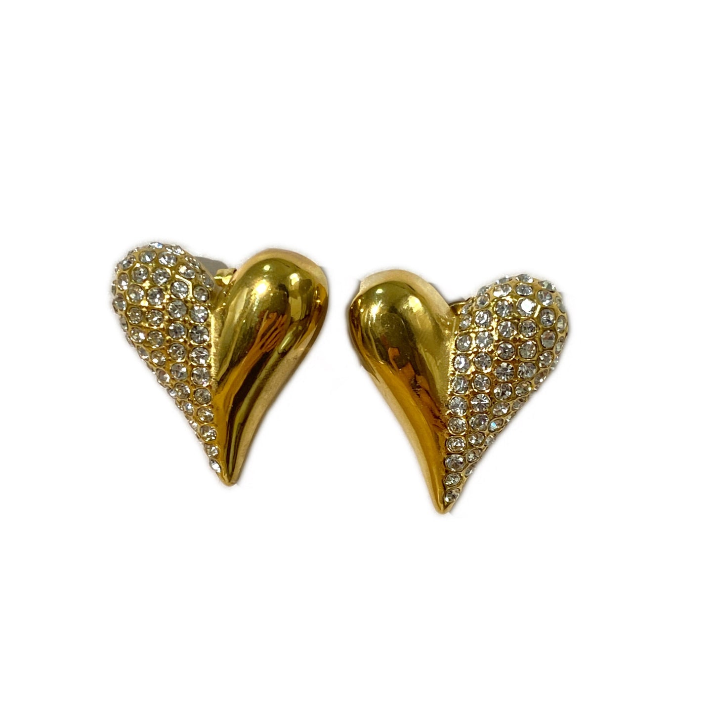Luxury Elegant Shell Heart Stainless Steel Earrings