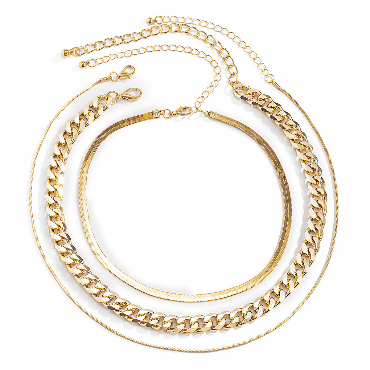 Minimalist Cross Pendant Necklace with Hollow Geometric Design in Plated Metal on Thin Snake Chain for Women