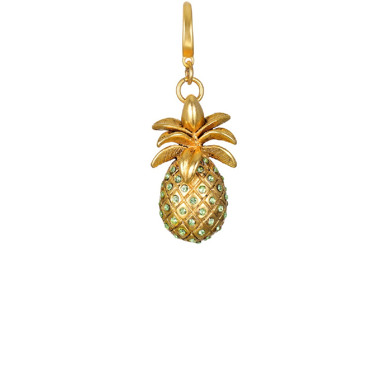 Colorful Cubic Zirconia Watermelon and Elephant Pendant Necklace 18K Gold Plated Alloy Fashion Jewelry for Women