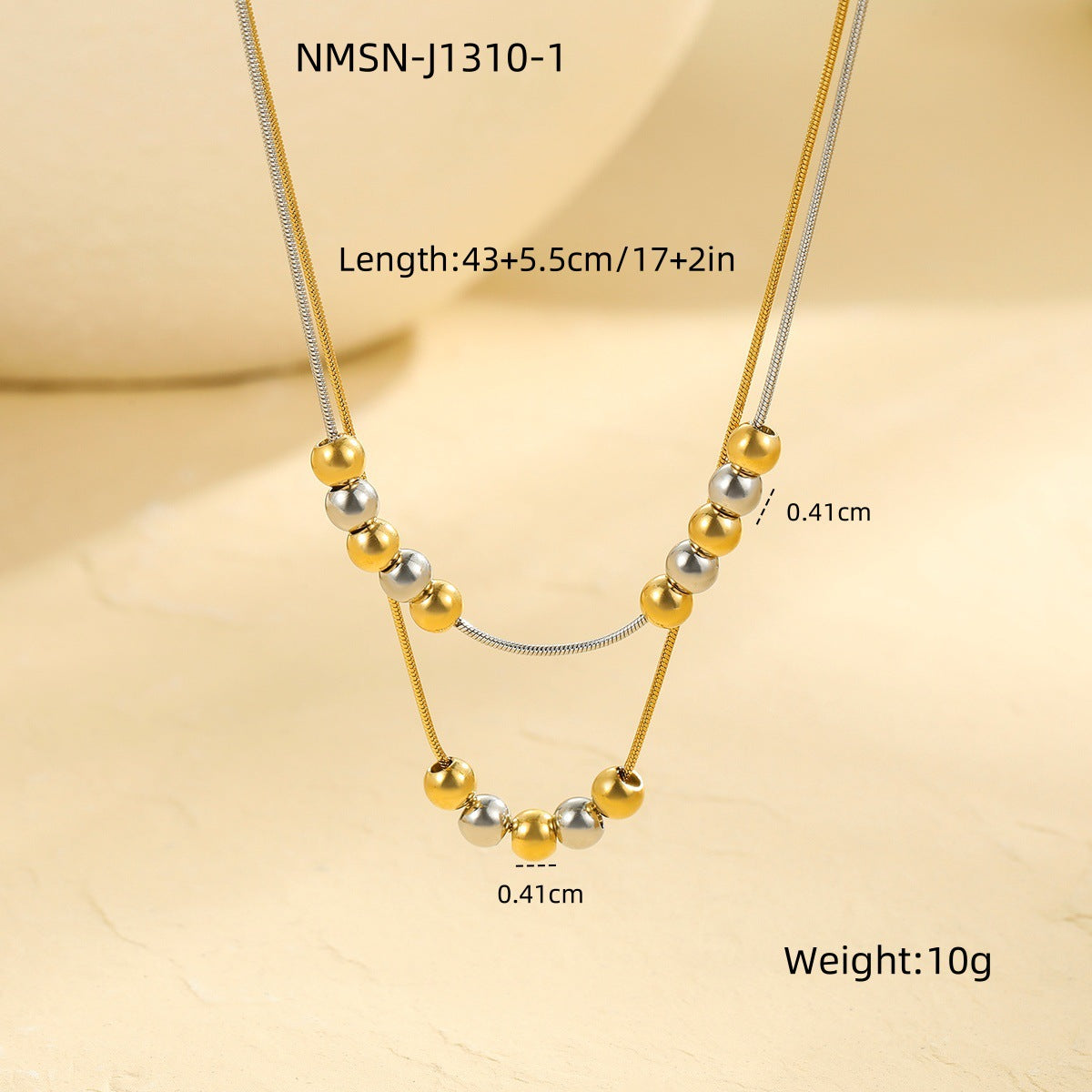 Collar de cadena de serpiente de acero inoxidable geométrico minimalista de moda para mujer con acabado chapado y diseño delicado para la clavícula