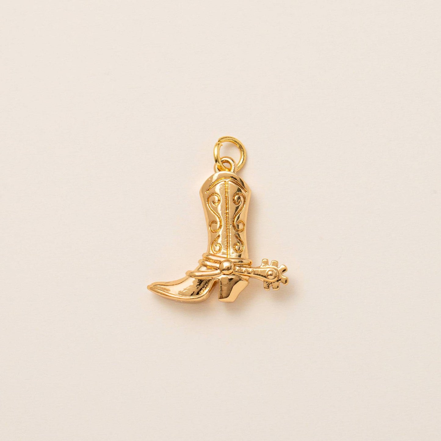 Vintage 14K Gold Plated Brass Heart Star Charm Bar with Ball Chain