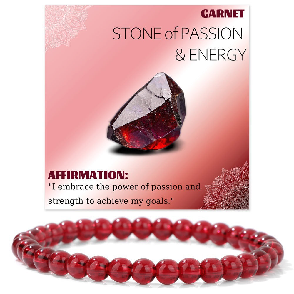 Vintage Geometric Stone Beaded Stretch Bracelet DIY Charm Bar Unisex