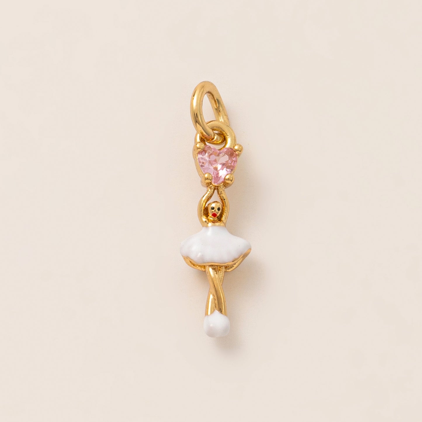 Sweet Gold Plated Brass Cartoon Strawberry Charm Bar Bag Pendant Keychain for Women