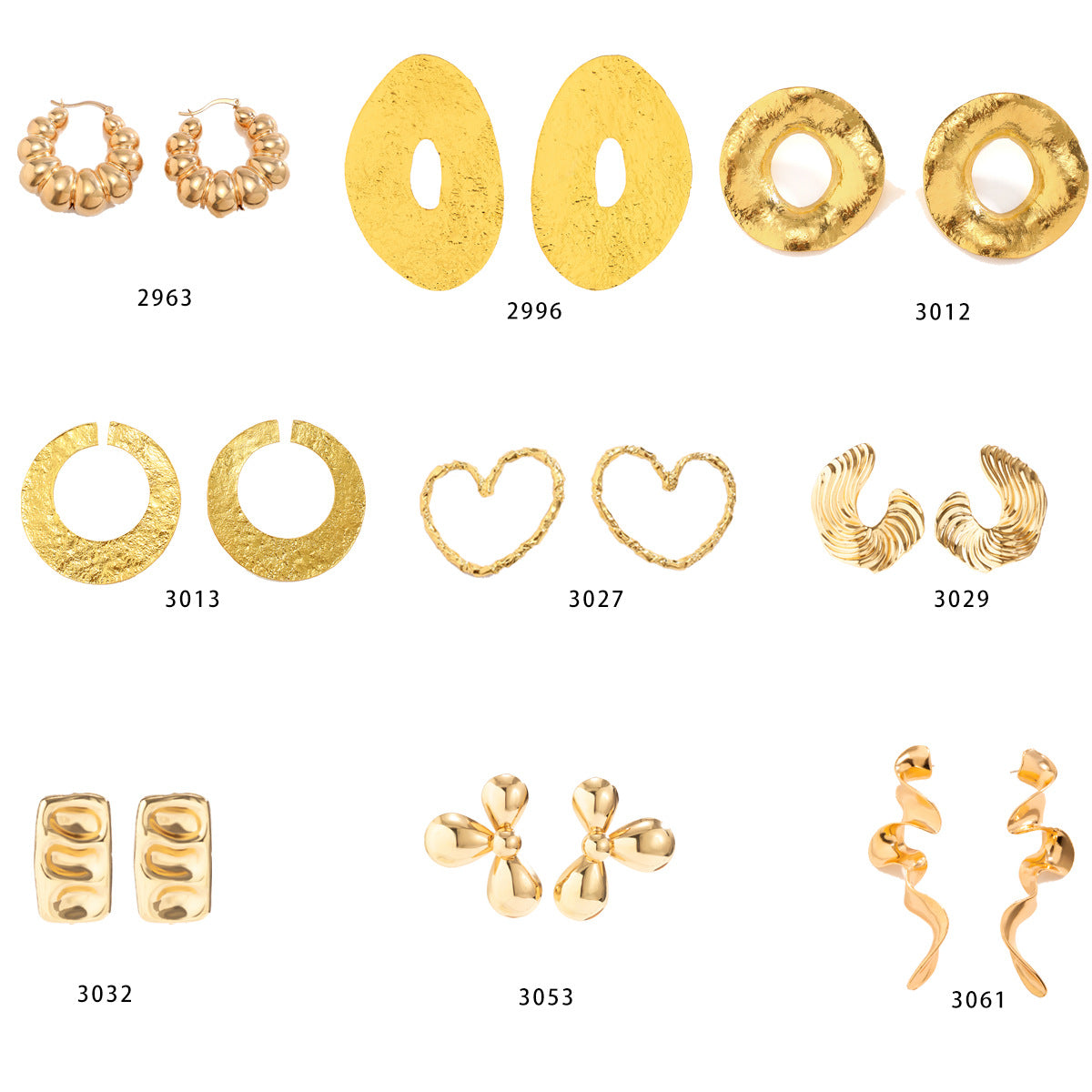 Minimalist Geometric Plated Stainless Steel Earrings for Women