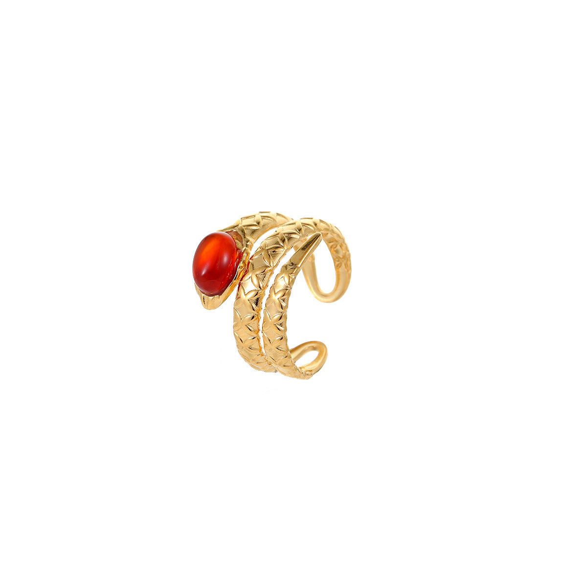 Anillo Minimalista Geométrico de Acero de Titanio con Incrustaciones de Circonita para Mujer, Hipoalergénico y Resistente a la Decoloración