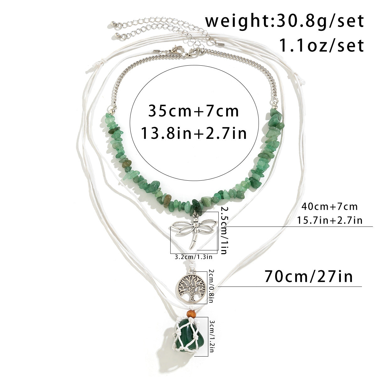 Collana Pendente Occhio di Allah Vintage Turchese da Donna con Perle in Lega e Cordino Cerato a Forma Geometrica