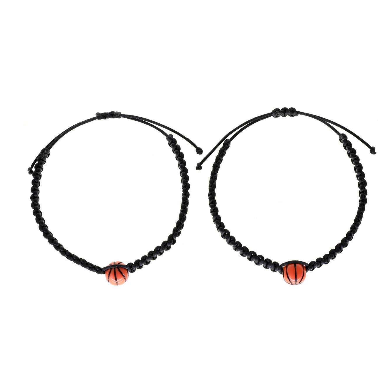 Sporty Unisex Acrylic Braided Bracelet Adjustable Friendship Hand Rope