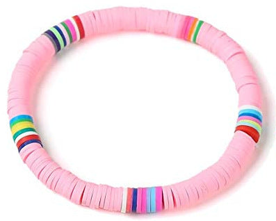 Bohemian Geometric Resin Bracelet Unisex Colorful Rainbow Hand Jewelry
