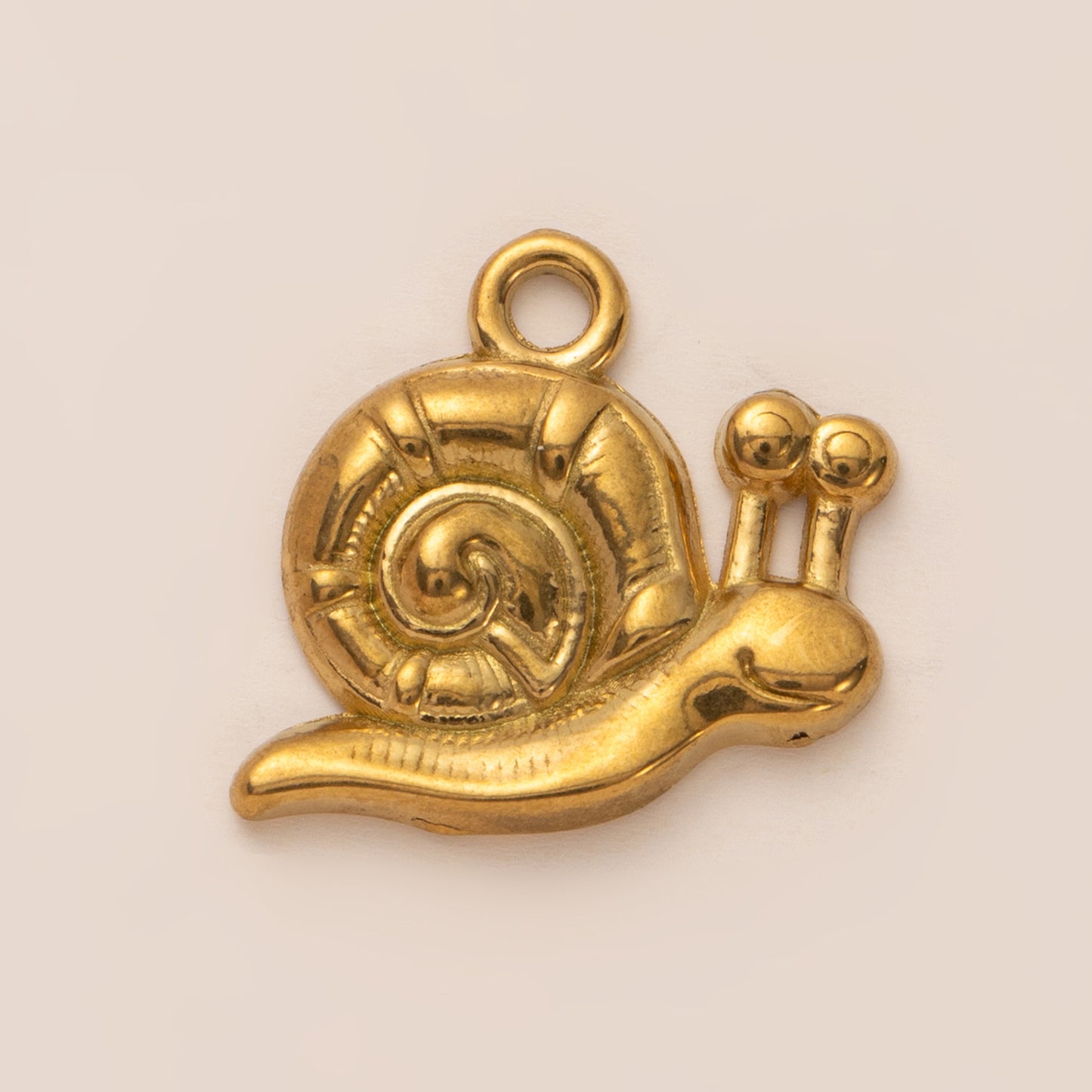 Vintage 18K Gold Plated Stainless Steel Fish Charm Bar Necklace for Unisex