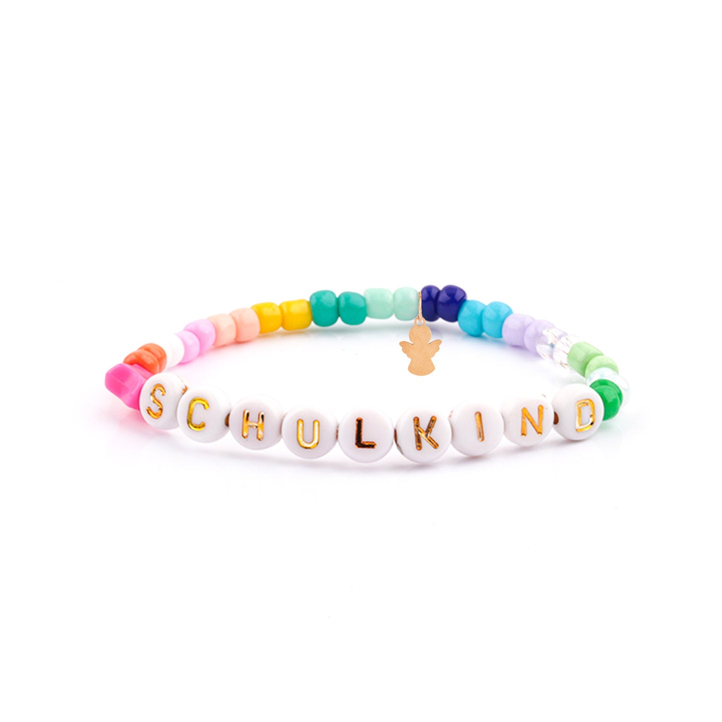 Minimalist Acrylic Letter Beaded Bracelet for Women