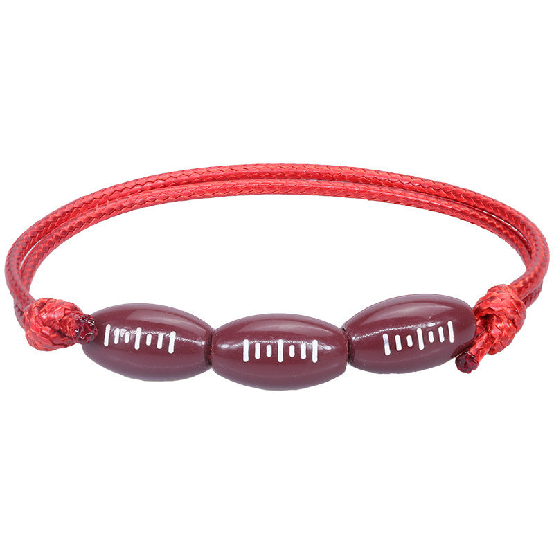 Sporty Unisex Resin Braided Bracelet