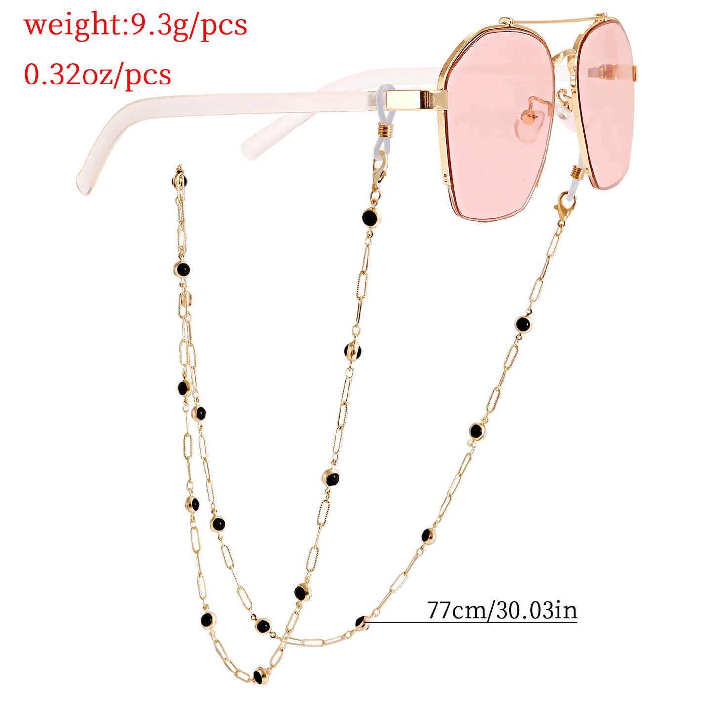 Alloy Anti-Slip Mask Chain and Eyeglass Holder Strap