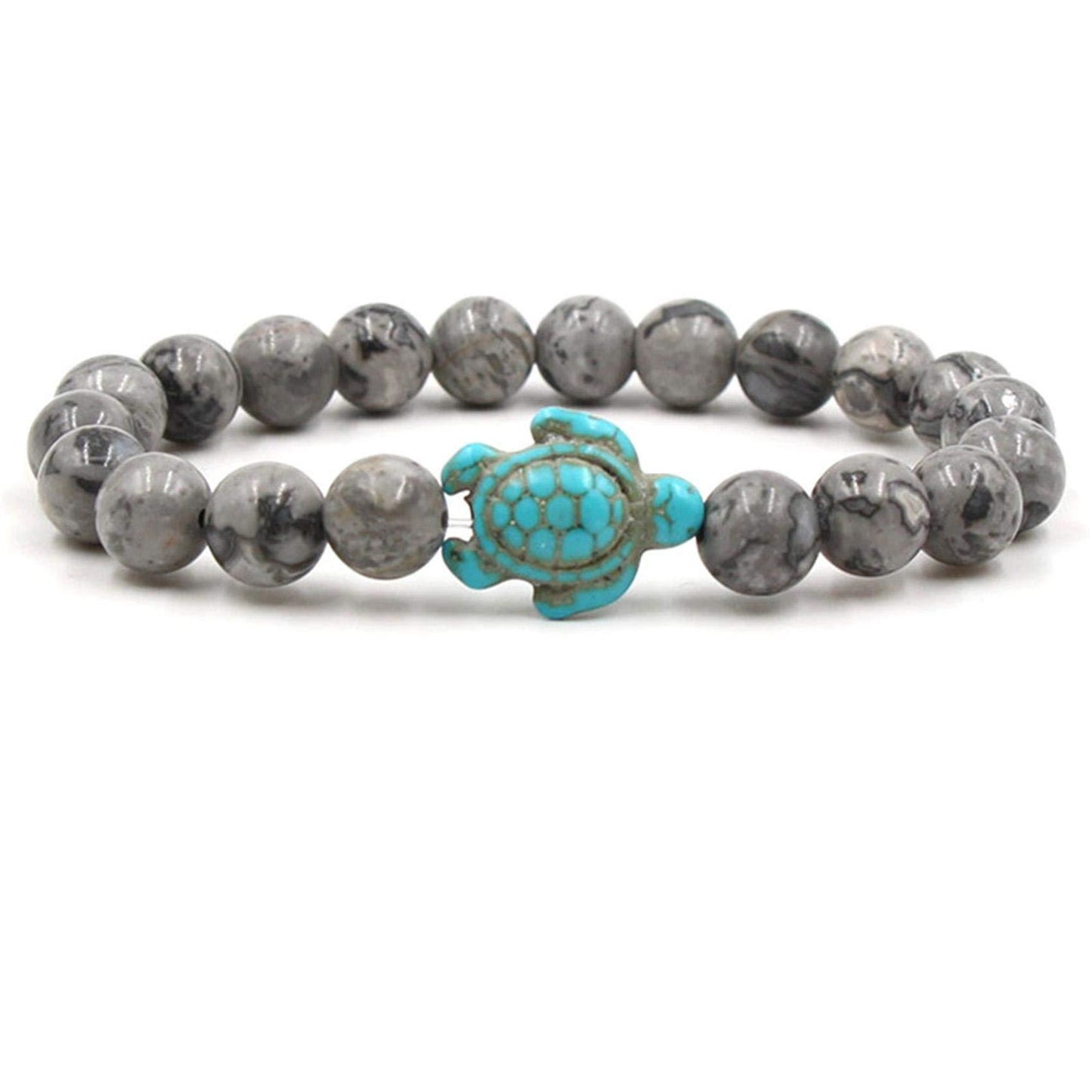 Minimalist Turquoise Turtle Animal Bracelet Unisex