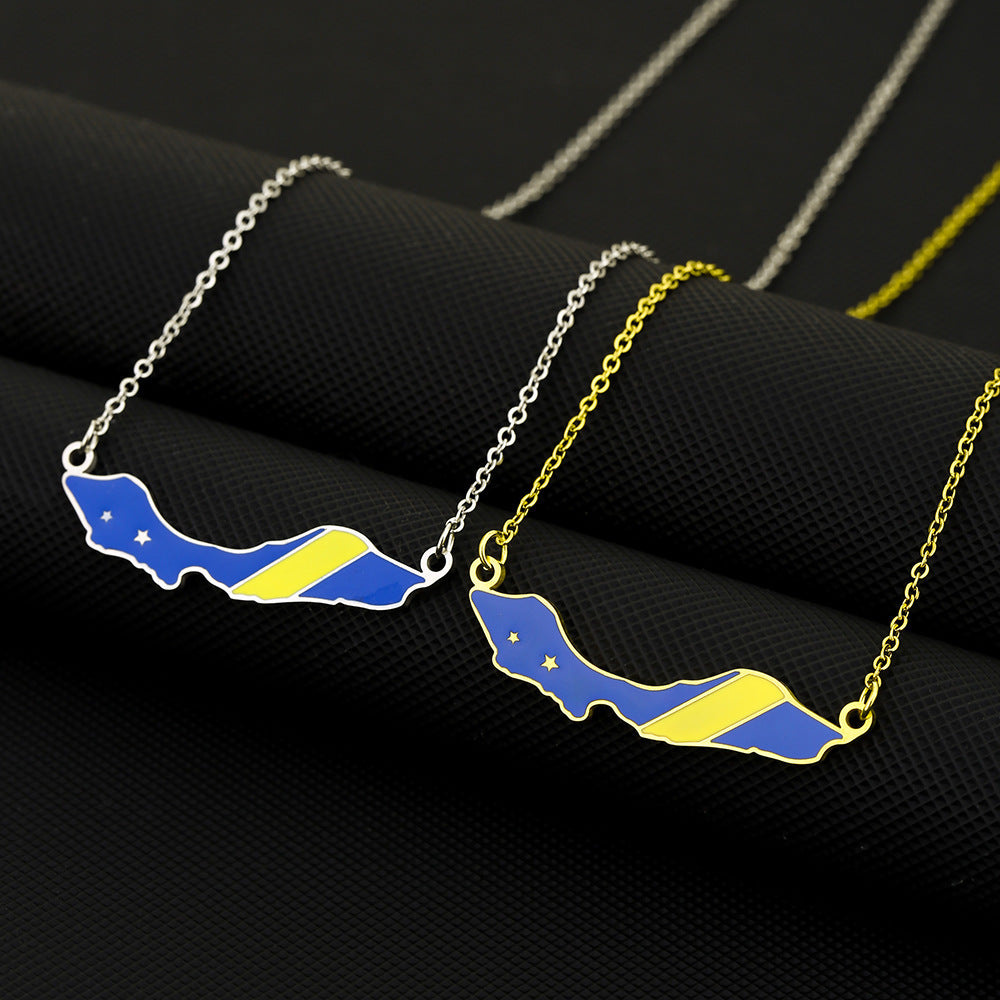 Collana Minimalista a Forma di Lettera in Acciaio Inossidabile Placcato per Uomo e Donna, Ciondolo con Catena a Croce Piatta per Maglioni e Felpe