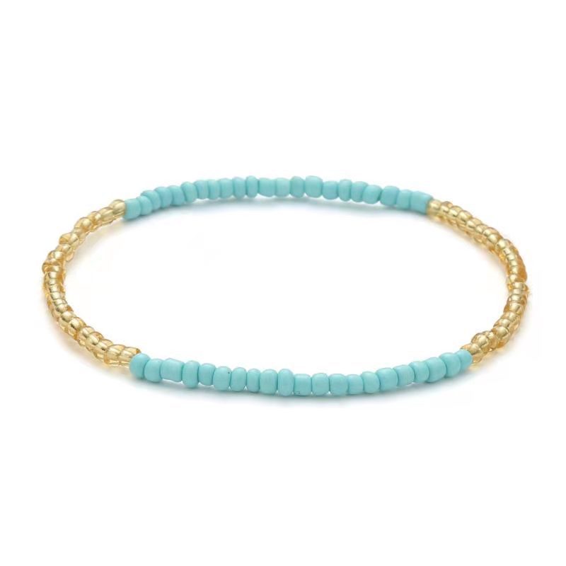 Bohemian Handmade Seed Bead Anklet for Women Beach Jewelry