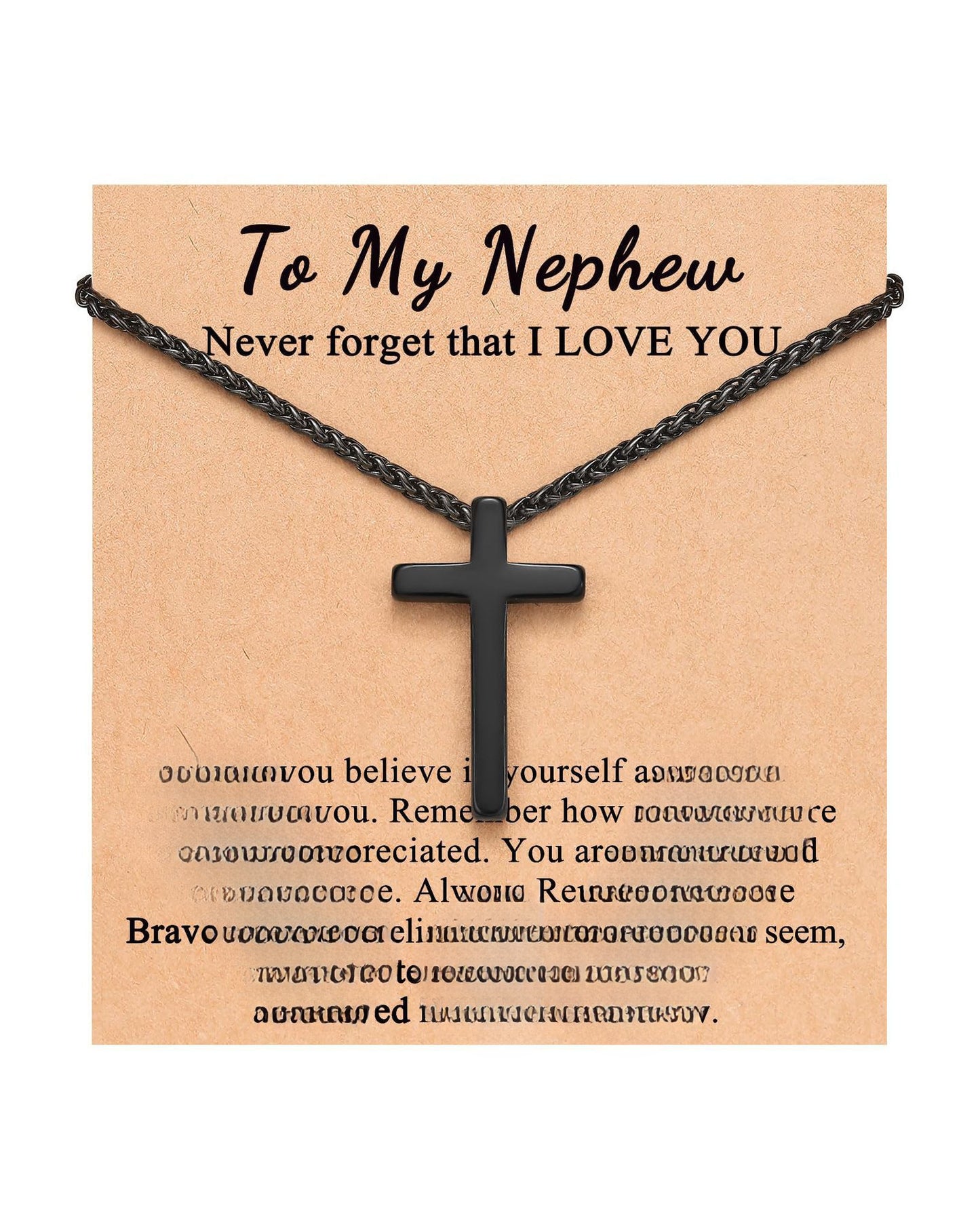 Streetwear Stainless Steel Plated Cross Pendant Necklace Snake Chain Unisex