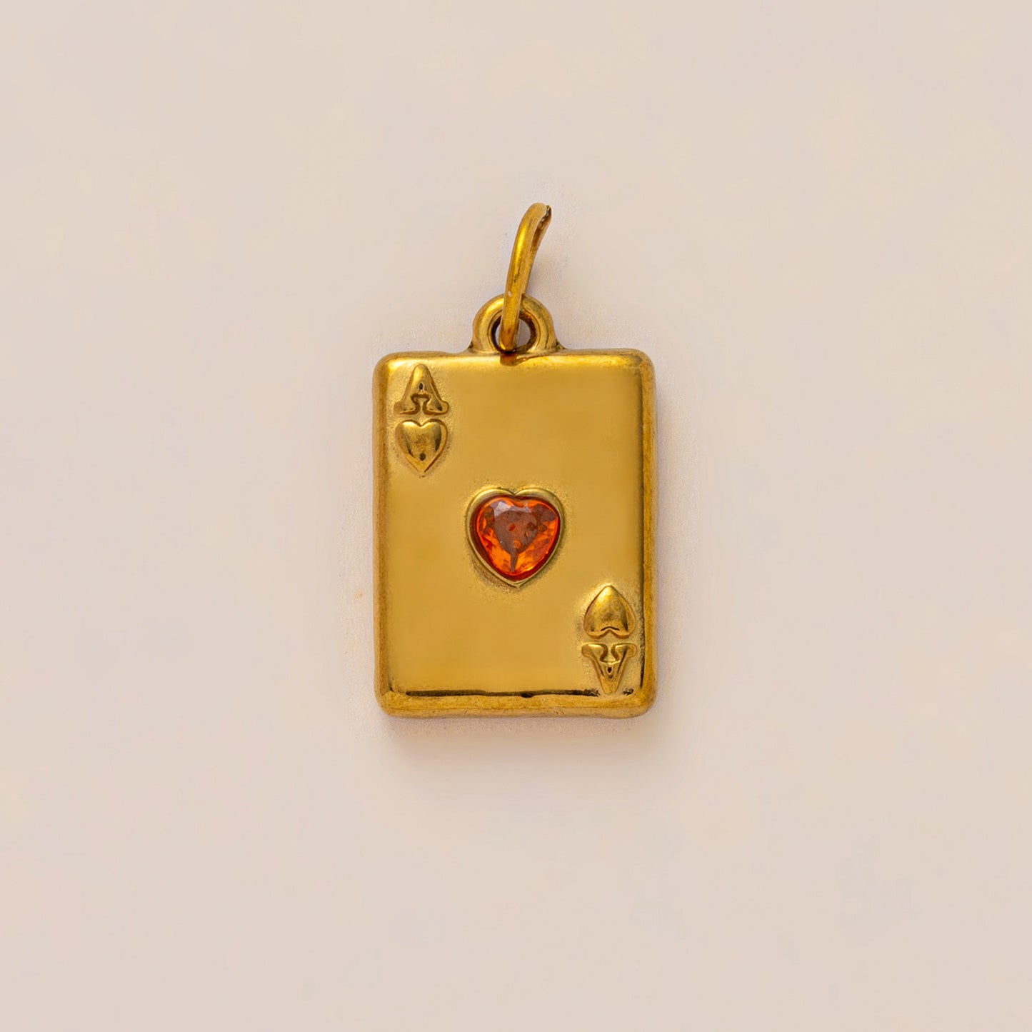 Vintage 18K Gold Plated Stainless Steel Floral Cat Charm Bar