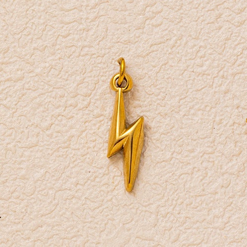 Casual Elegant Heart Stainless Steel PVD 18K Gold Plated Pendant Necklace for Unisex