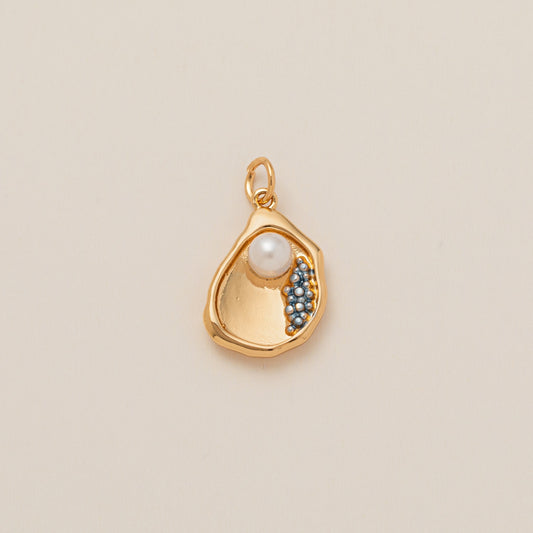 Minimalist Plated Brass Animal Charm Bar for Shoes