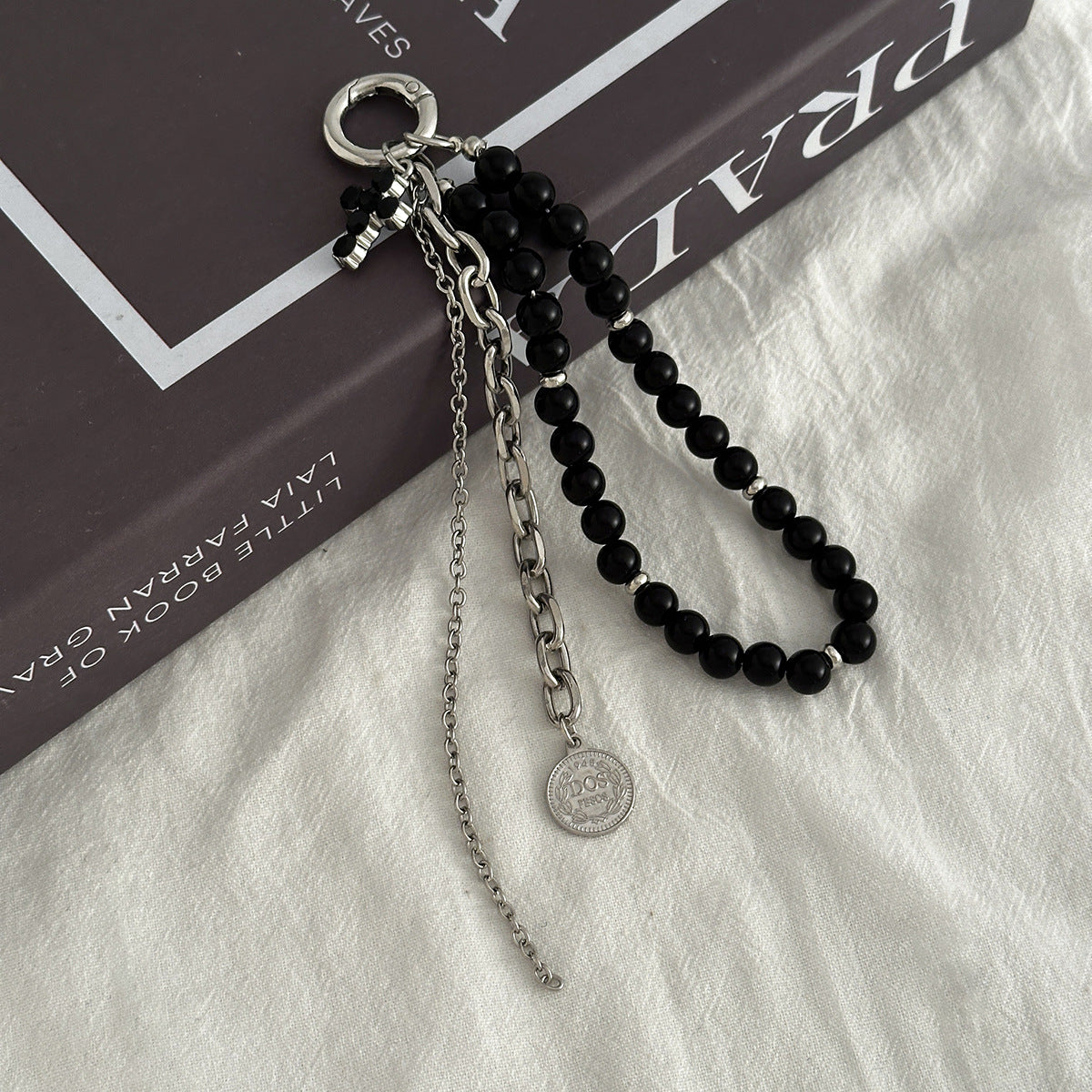 Minimalist Heart Zinc Alloy Plated Keychain Charm