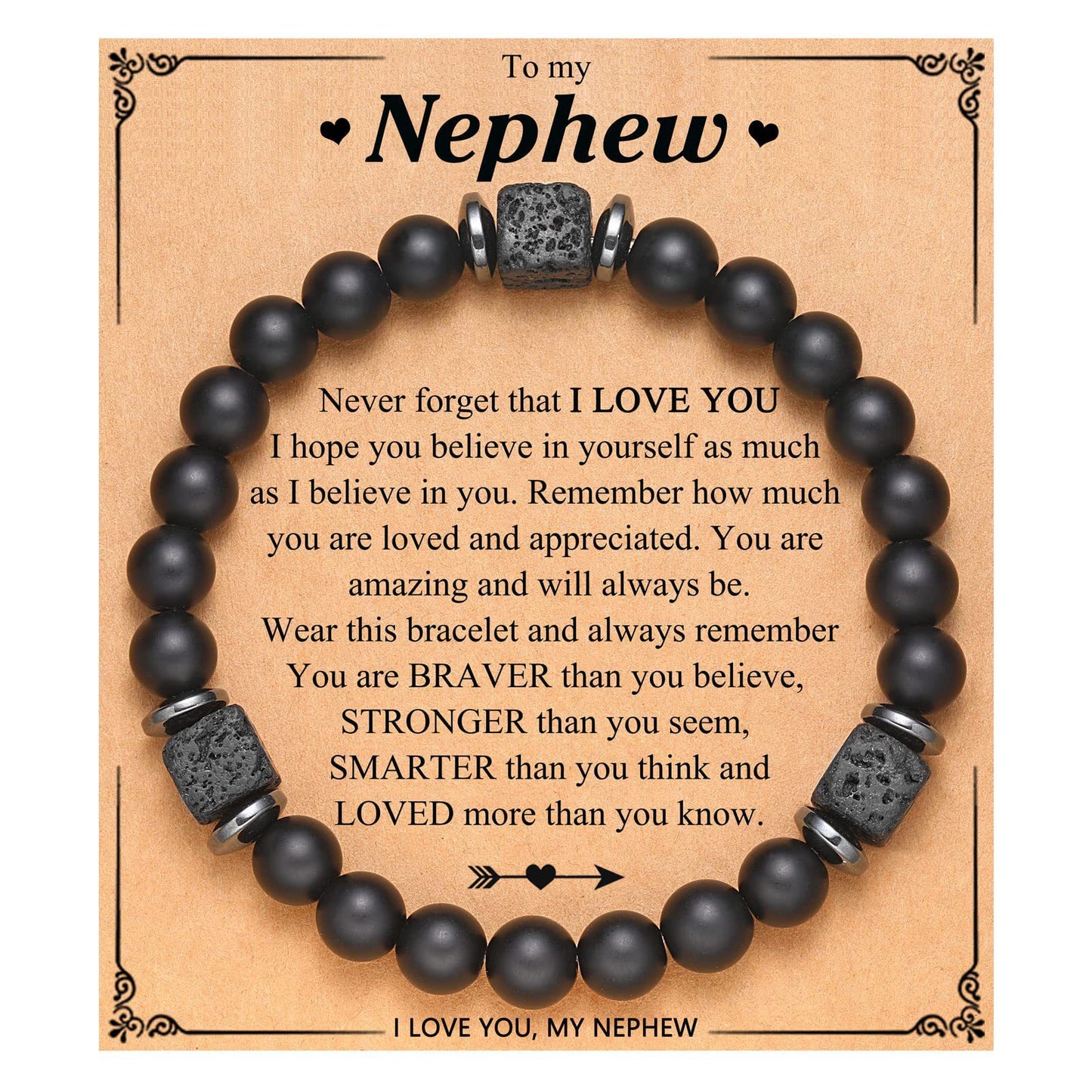 Matte Star Agate Bracelet Unisex