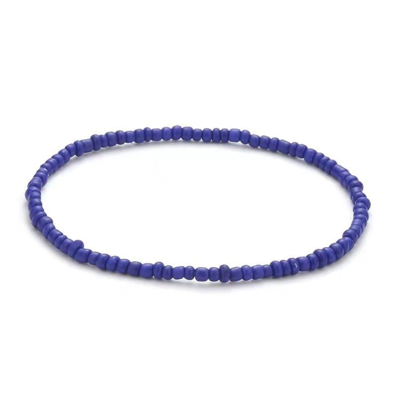 Bohemian Handmade Seed Bead Anklet for Women Beach Jewelry
