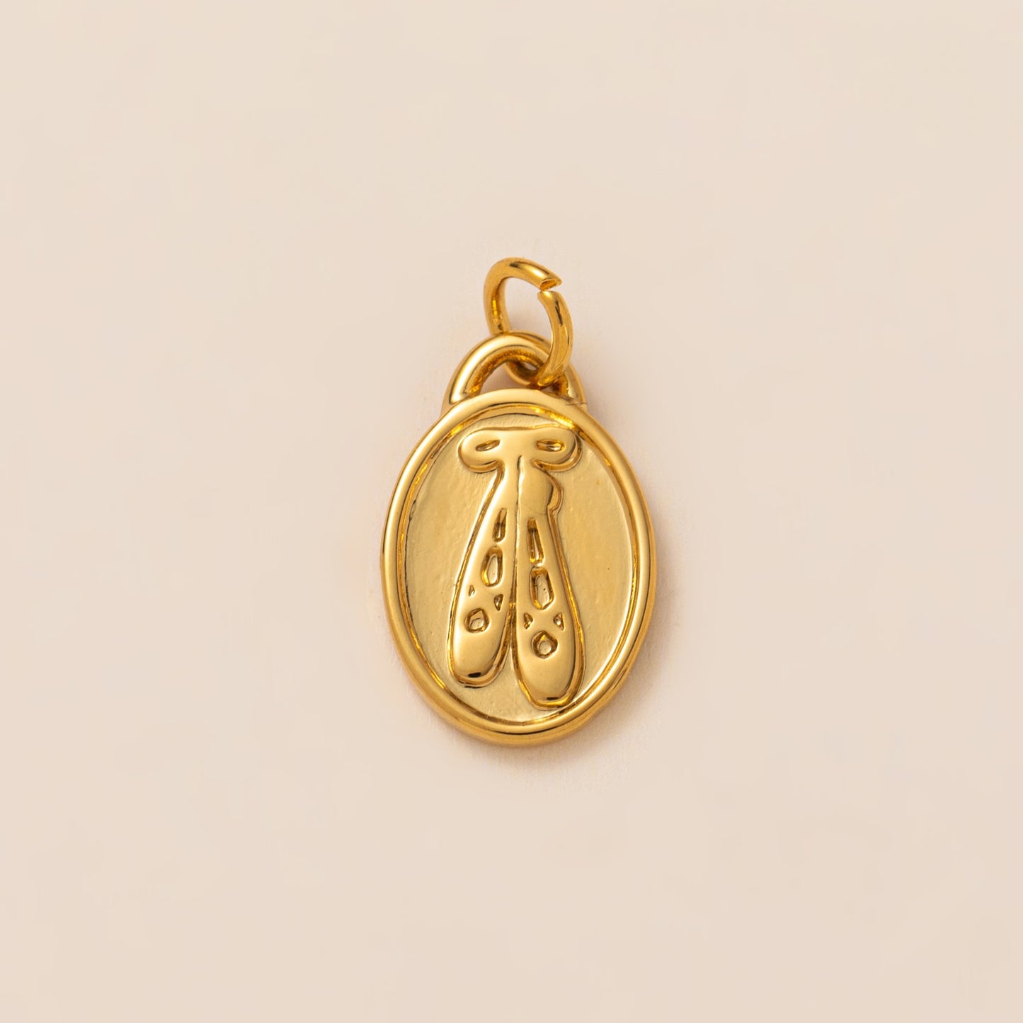 Vintage Stainless Steel PVD Gold Plated Heart Teardrop Cartoon DIY Charm Bar Shoe Accessories