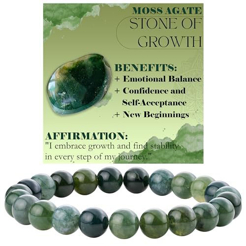 8mm Natural Agate and White Turquoise Round Beaded Stretch Bracelet Unisex Geometric Handmade Jewelry