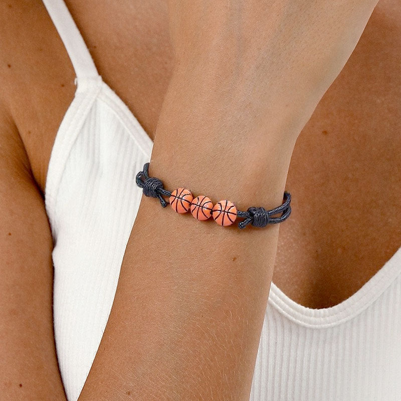 Sporty Unisex Resin Braided Bracelet
