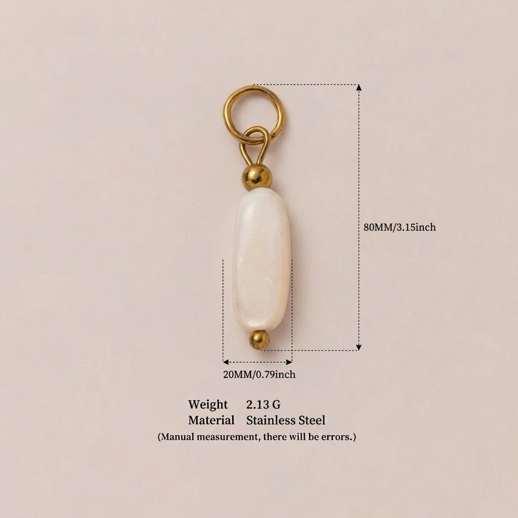 Vintage PVD 18K Gold Plated Stainless Steel Animal Charm Bar
