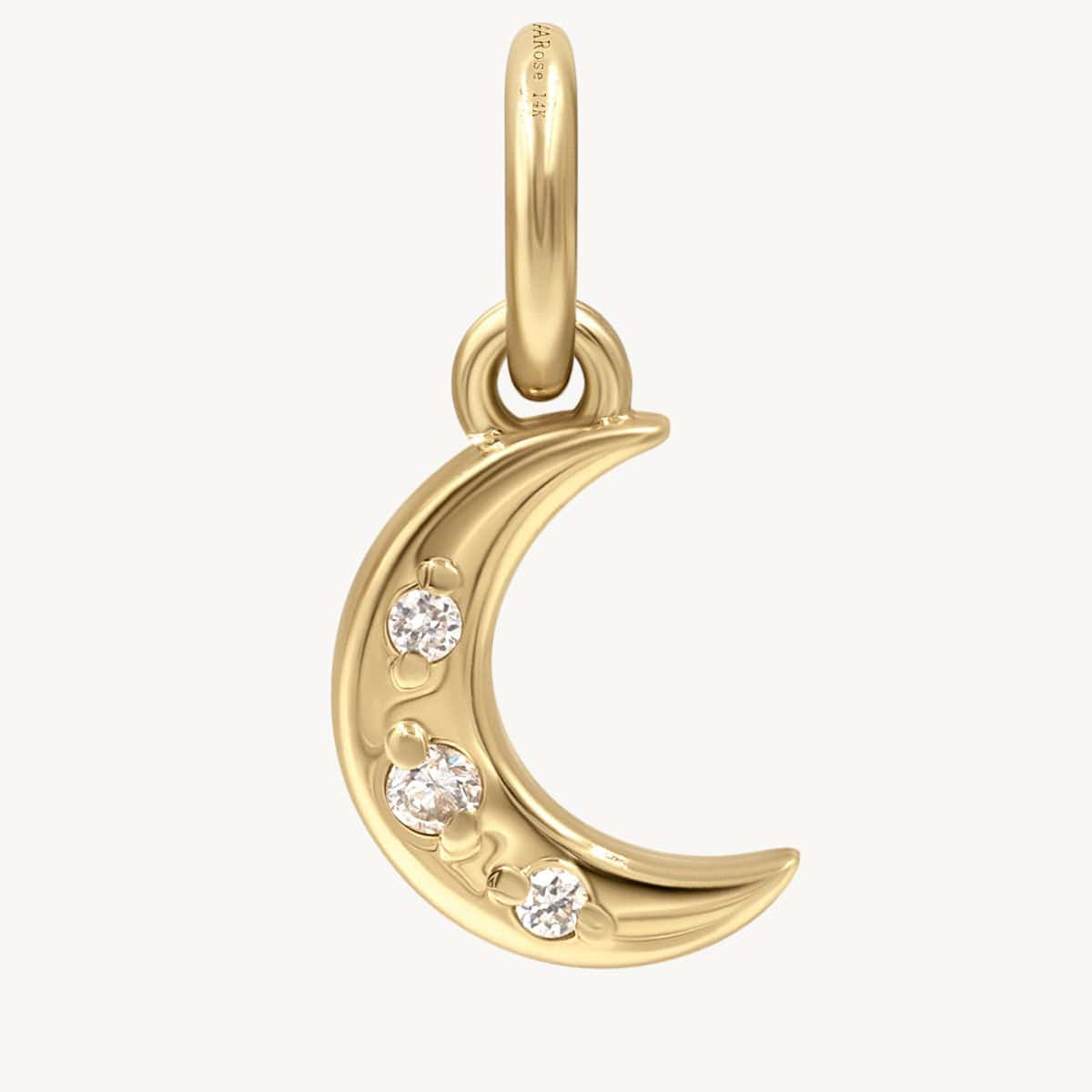 Collar vintage de luna, estrella y gema geométrica con baño de latón, para mujer, con barra de dijes para hacer uno mismo