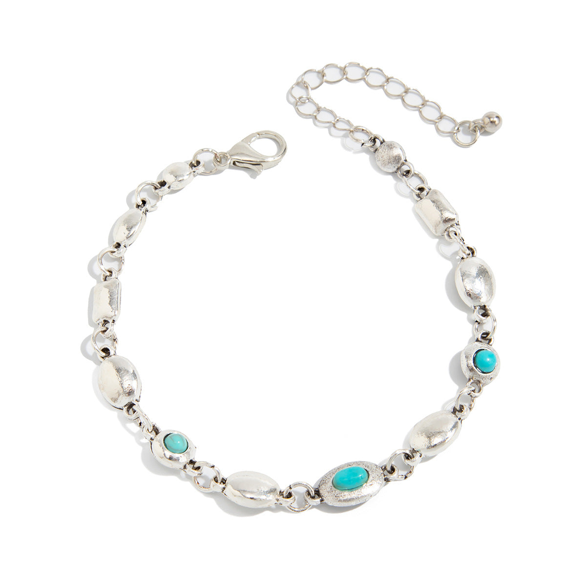 Collar Colgante Geométrico Irregular Acrílico para Mujer con Dije de Aleación y Acabado Galvanizado