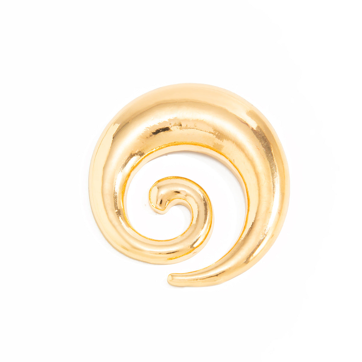 Elegant Plated Alloy Geometric Floral Brooch for Women
