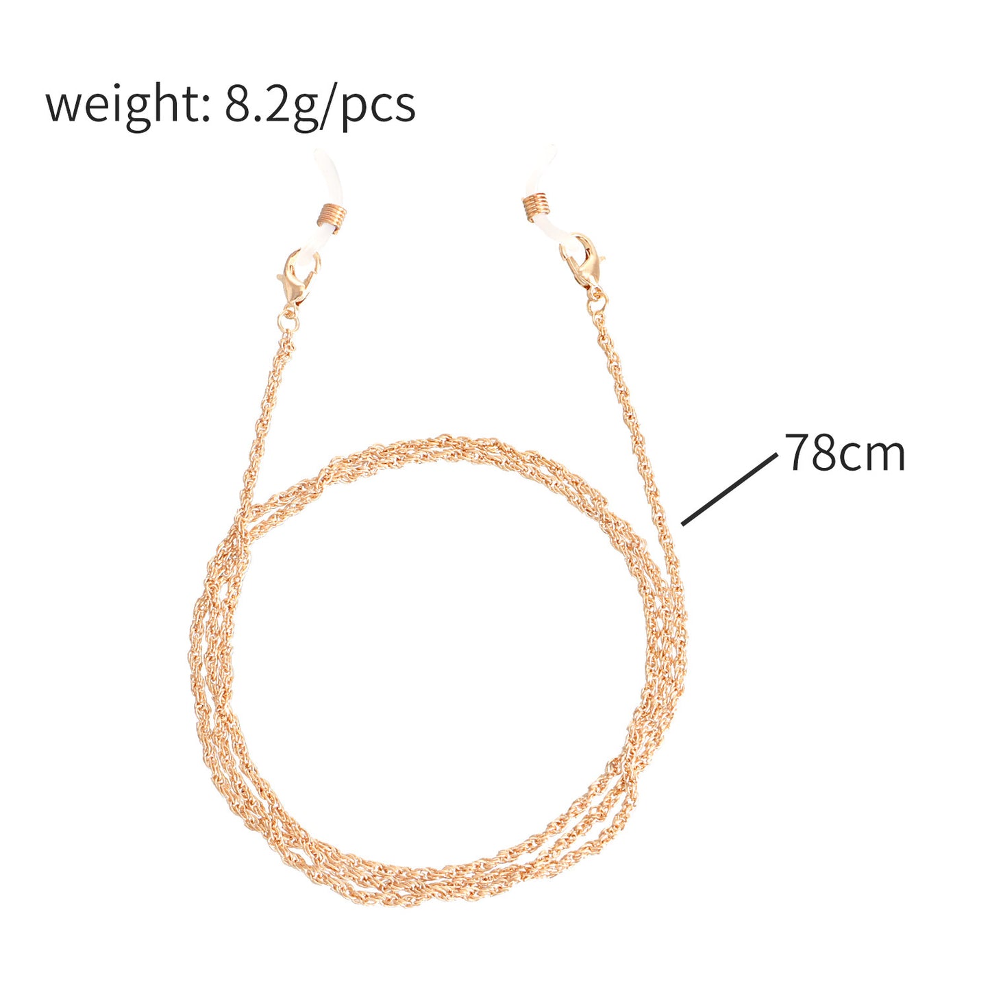 Minimalist Alloy Mask Chain and Eyeglass Holder