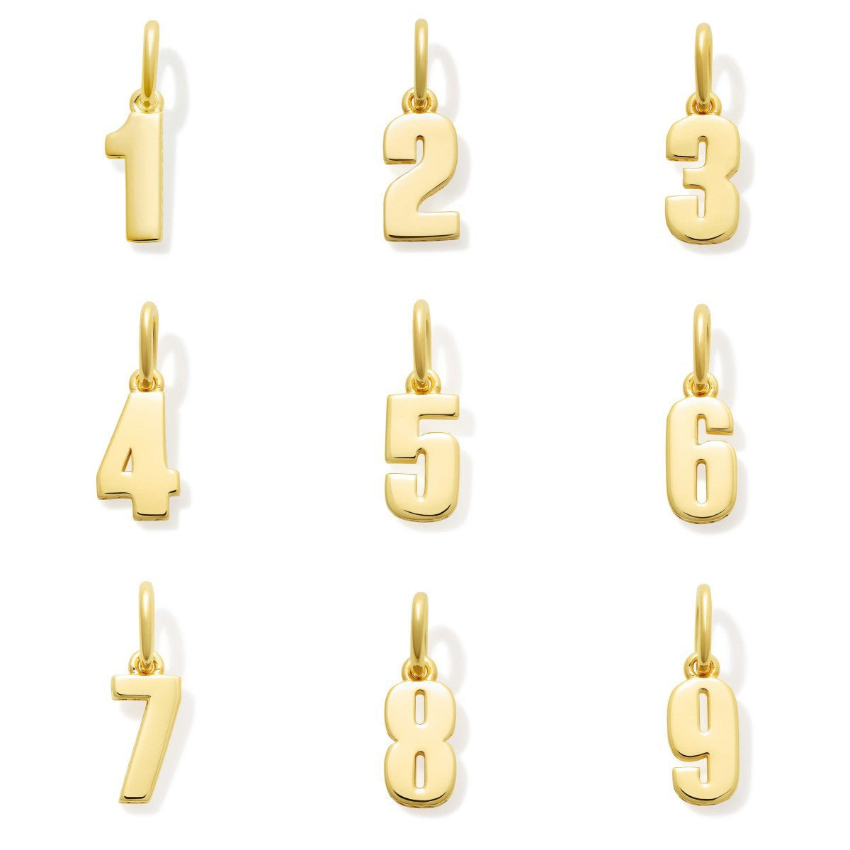 Minimalist Titanium Steel Plated Number Charm Bar Necklace for Women