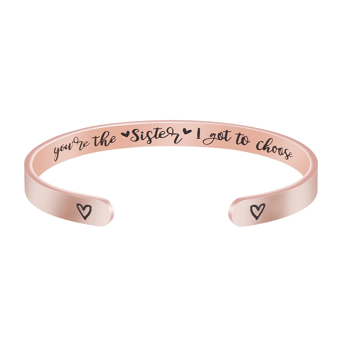 Pulsera de acero inoxidable de moda para mujer con acabado chapado, regalo ideal de Navidad, cumpleaños, Acción de Gracias para mamá