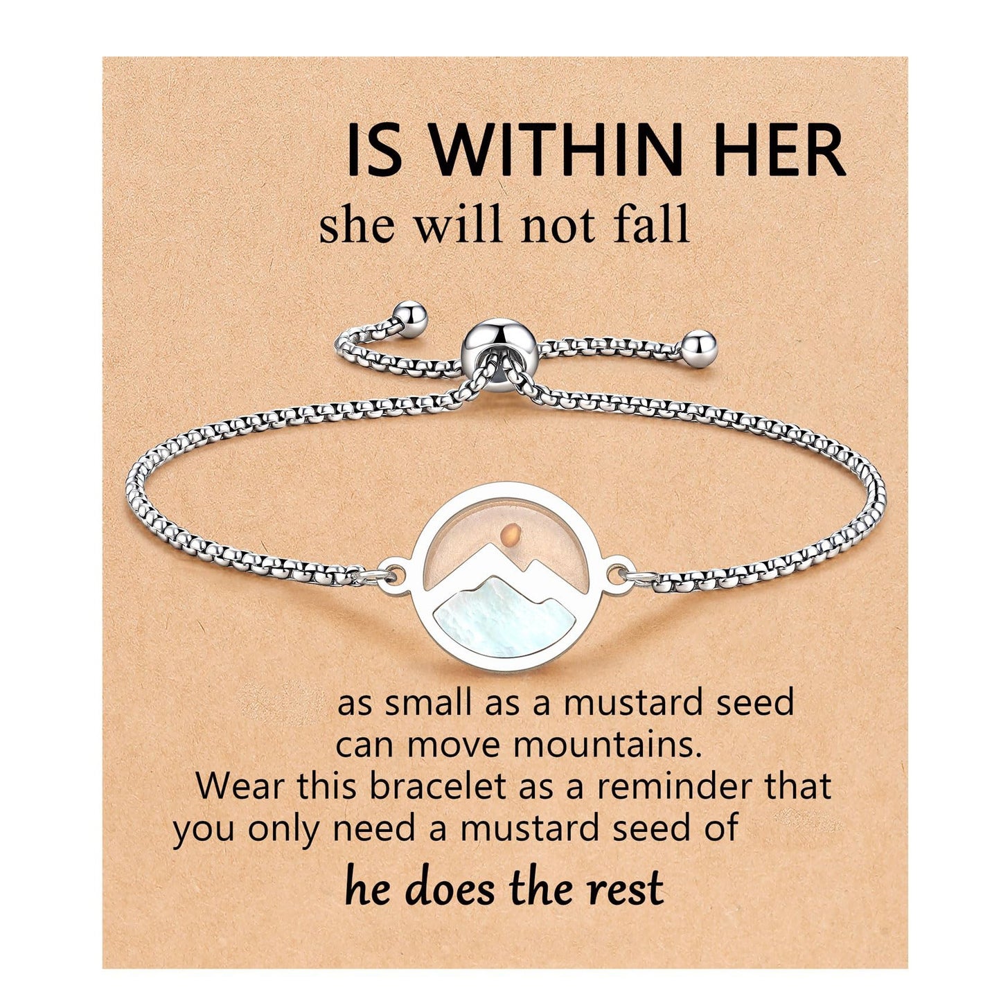Minimalist Geometric Floral Stainless Steel Plated Adjustable Bracelet with Lobster Clasp Charm Bar