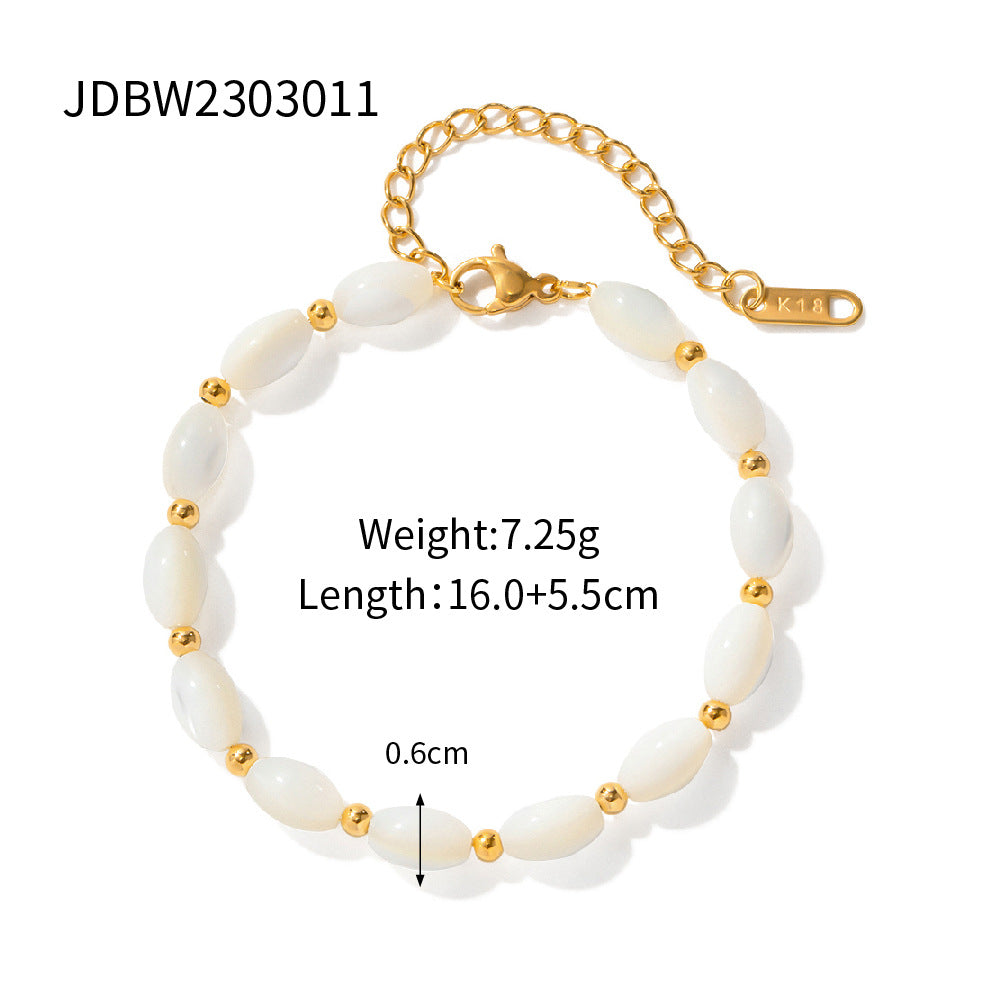 Plated Stainless Steel Titanium Steel Jewelry Set for Women
