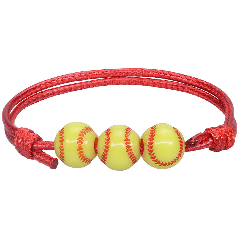 Sporty Unisex Resin Braided Bracelet