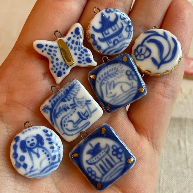 Casual Plated Stainless Steel Necklace with Round Heart Square Geometric Floral Pendant for Men