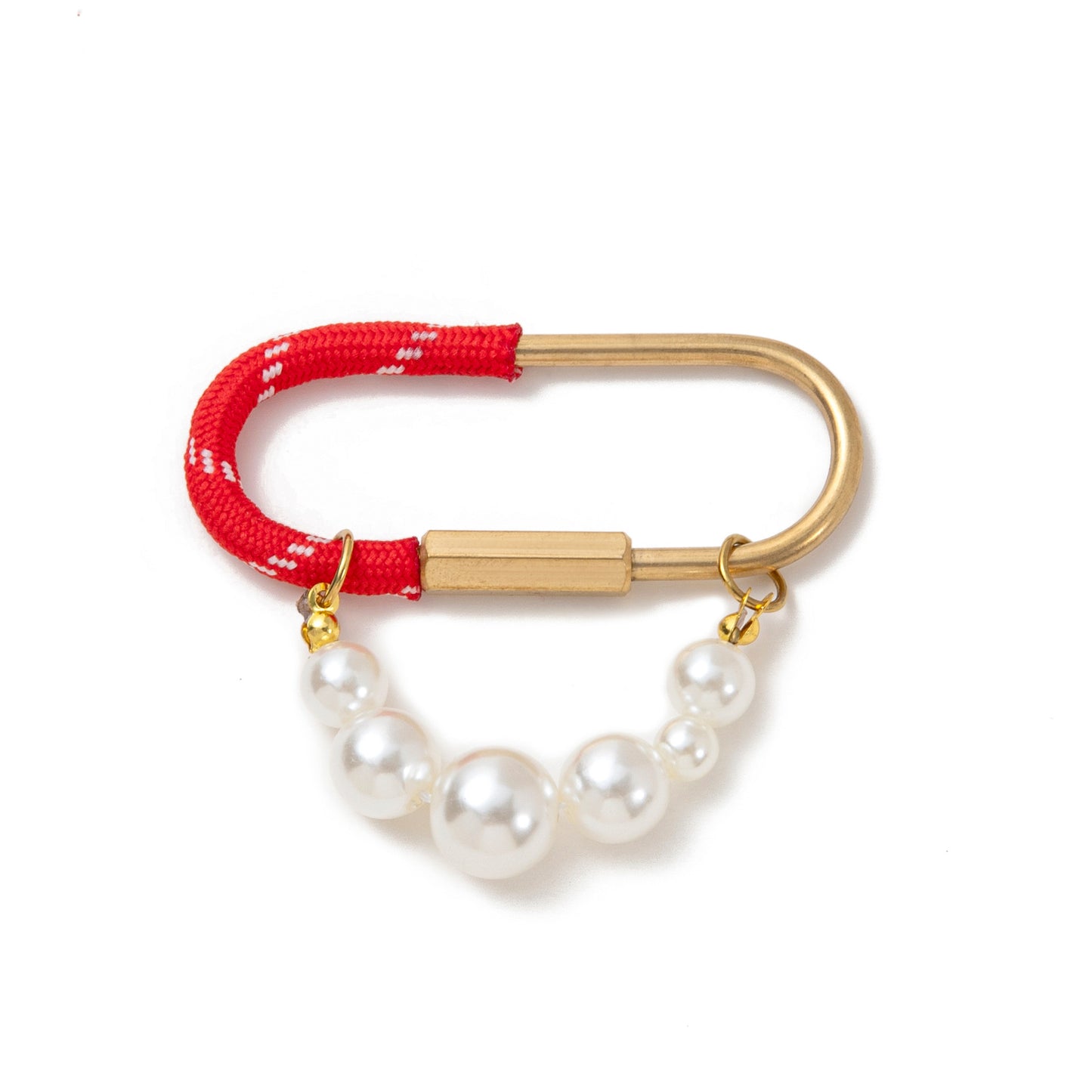 Minimalist Gradient Plated Brass DIY Charm Bar Keychain
