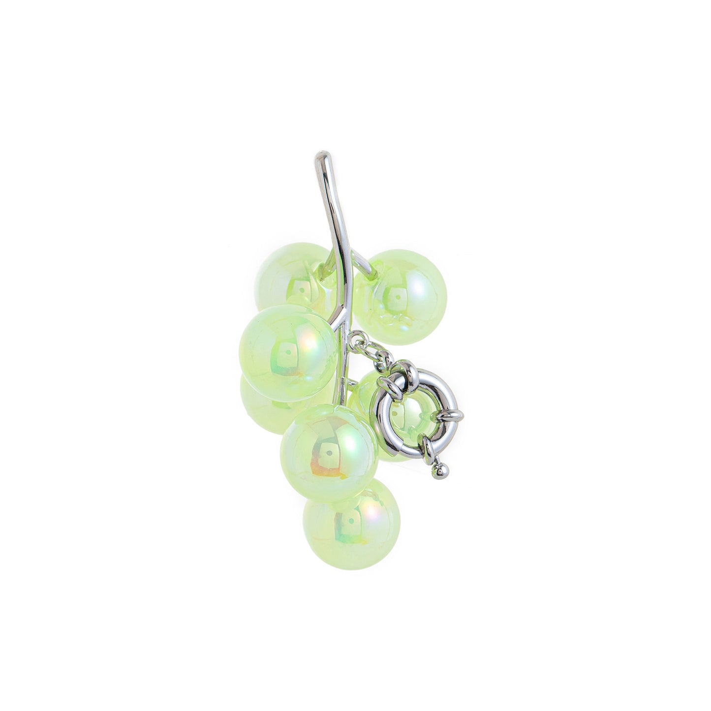 Sweet Plated Stainless Steel Fruit Charm Bar with Cable Chain