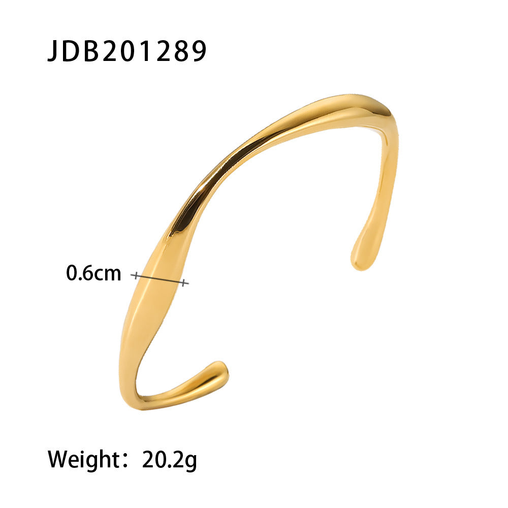 Minimalist Star Stainless Steel Plated Ring for Women
